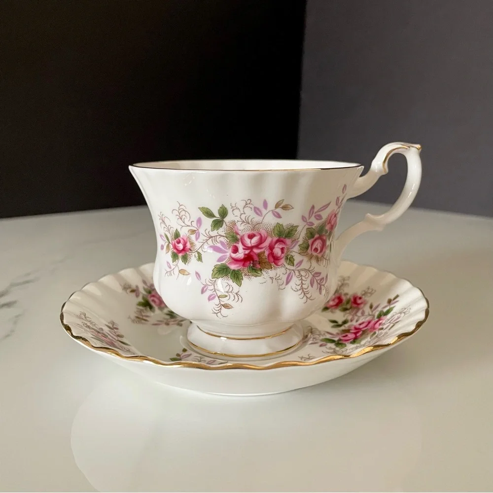 Lavender Rose Cup & Saucer by Royal Albert